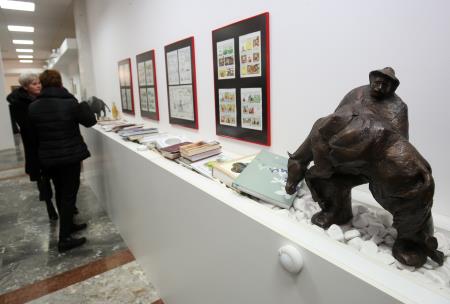 IGOR GORNIK IN OTVORITEV RAZSTAVE 37 FOTO LJUBO VUKELIČ